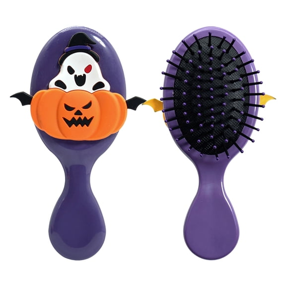 FSTDelivery Halloween Massage Brush Halloween Detangler Brush Pumpkin And Ghost Aircushion Brush With Wing -scalp Massage Comb Halloween Brush Hair Comb Hair Brush, Halloween Decorations Gifts