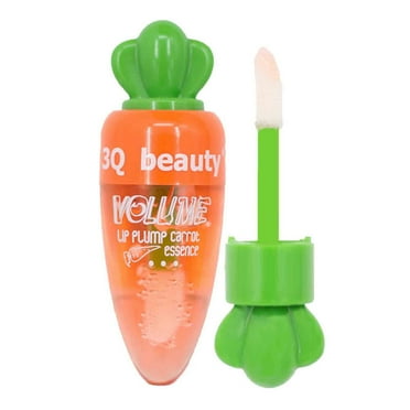 FSTDelivery Hydrating Lip Oil, Cute Carrot Appearance Design, No-Sticky Moisturizing Glossy Lip Gloss Oil, Nourishing Shiny Lip Balm for Dry Cracked Lips, Lip Care Products for Women Girls