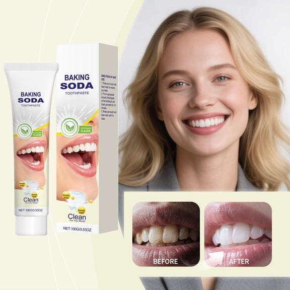 FSTDelivery Hydroxyapatite Teeth Cleaning Toothpaste, Gentle All-Around Oral Care Enhances Smile Aesthetics Long-Lasting Freshness Safe for Daily Use, 100g