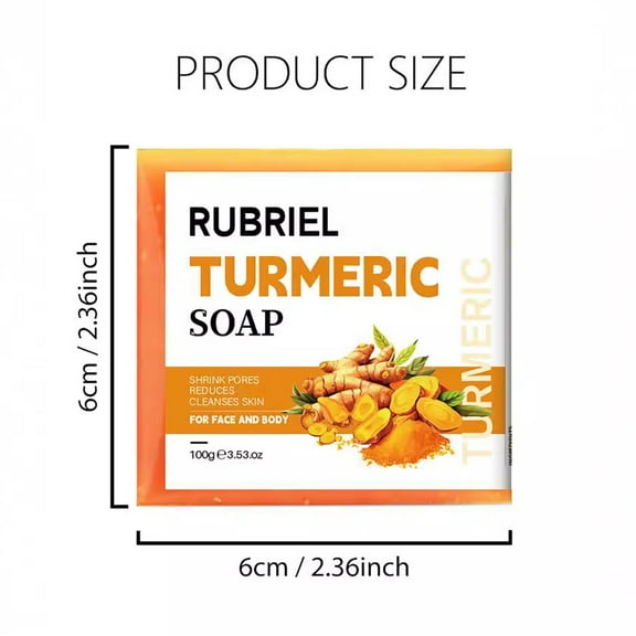 FSTDelivery Lemon Turmeric Kojic Soap Fragrance, Lemon Turmeric Soap, Honey Lemon Turmeric Soap, Turmeric Lemon Kojic Soap for Face and Body, Handmade Essential Oil Soap for All Skin Types