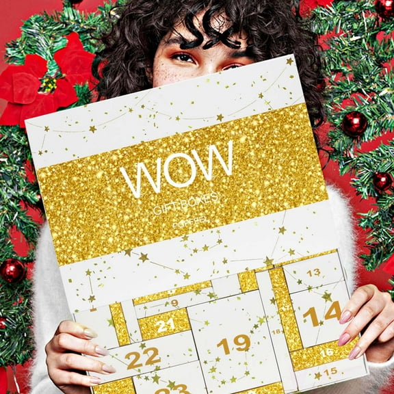 FSTDelivery Makeup Advent Calendar 2024, Christmas Surprise Makeup Gift Kit for Women,24 Days Christmas Countdown Calendar Beauty Box for Teens Girls, Xmas Cosmetic Starter Mystery Box, Cruelty Free