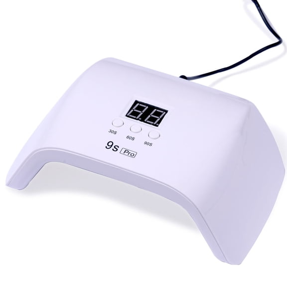 FSTDelivery Nail Stuff for Beginners, 60W Pro Nail Polish Dryer Lamp Led Gel Acrylic Curing Light Manicure Timer Multi-Gear Double Light Quick Drying, Christmas Birthday Gifts for Women