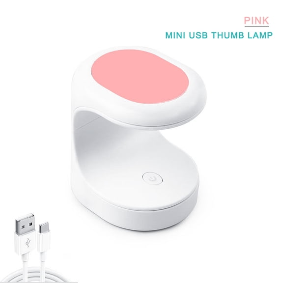 FSTDelivery Nail Stuff for Beginners, Mini Nail Piece Portable Phototherapy Lamp USB Nail Polish Baking Lamp, DIY Nails at Home, Nail Supplies, Christmas Birthday Gifts for Women