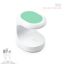 FSTDelivery Nail Stuff for Beginners, Mini Nail Piece Portable Phototherapy Lamp USB Nail Polish Baking Lamp, DIY Nails at Home, Nail Supplies, Christmas Birthday Gifts for Women