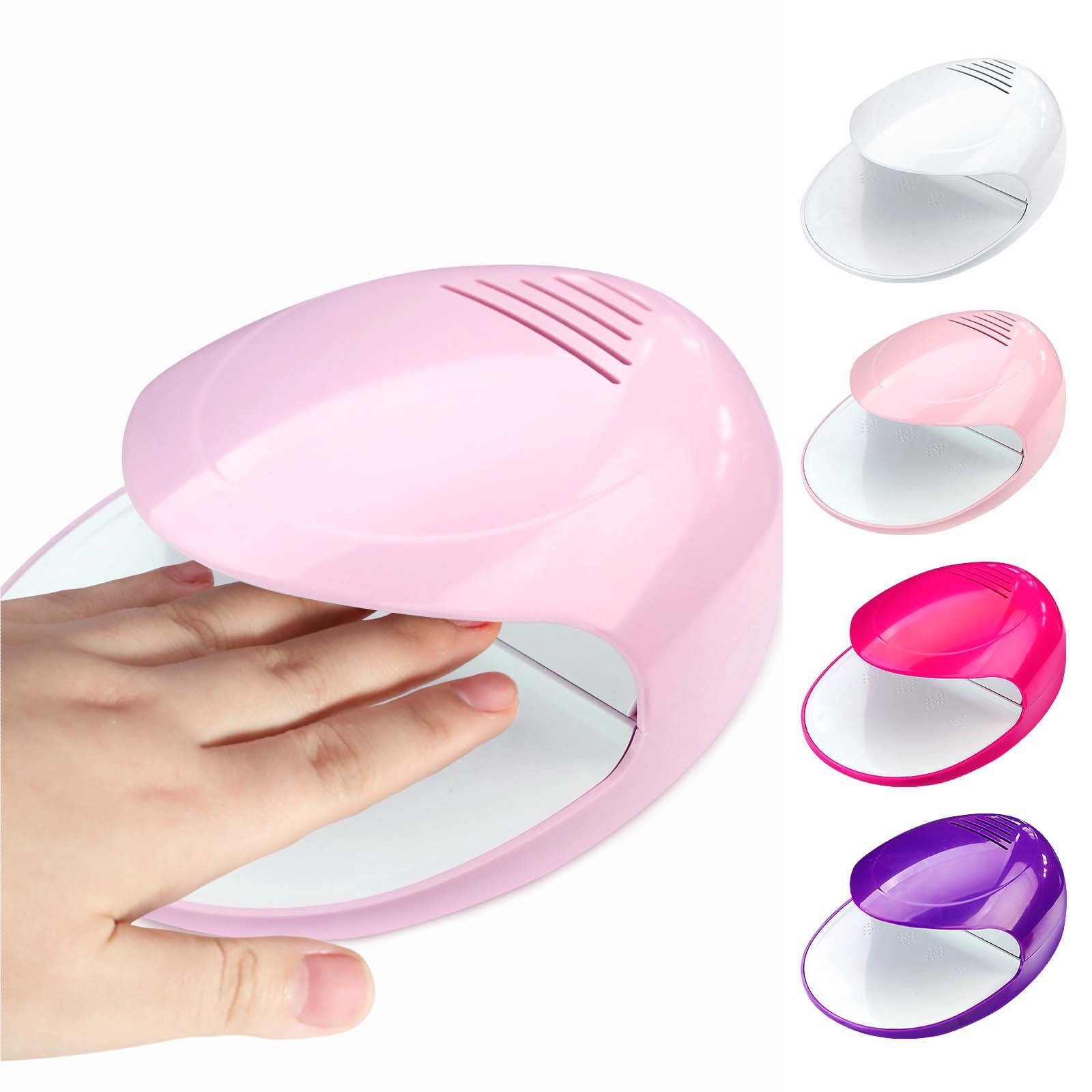 FSTDelivery Nail Stuff for Beginners, Nail Fan Dryer For Regular Polish Portable Nail Dryer For Kids Addition To Manicure Kit Fast Dry, DIY Nails at Home, Christmas Birthday Gifts for Women