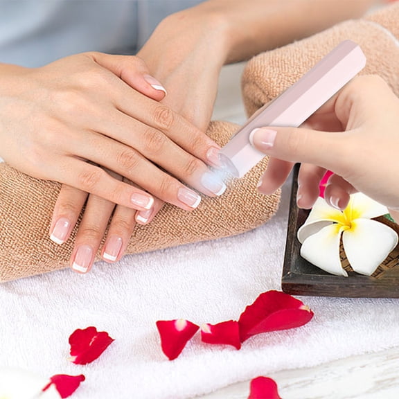 FSTDelivery Nail Stuff for Beginners, Nail Light Small Portable Nail Light Quick Dry Mini Light Nail Baking Light, DIY Nails at Home, Nail Supplies, Christmas Birthday Gifts for Women
