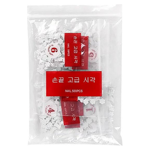 FSTDelivery Nail Stuff for Beginners, Short Nail Tips French Nail Tips, White Nail Tips 10 Sizes False Nail Tips For DIY Finger Extension Nails, DIY Nails at Home, Christmas Birthday Gifts for Women