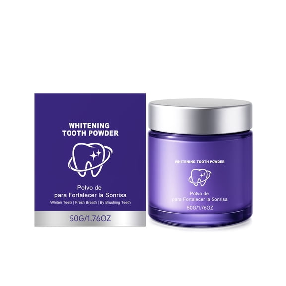 FSTDelivery Natural Tooth Powder, Refreshing Mint Formula for Fresh Breath, Gentle Fine Powder Removes Surface Stains, Portable Travel-Size for Daily Oral Care, Suitable for All Ages