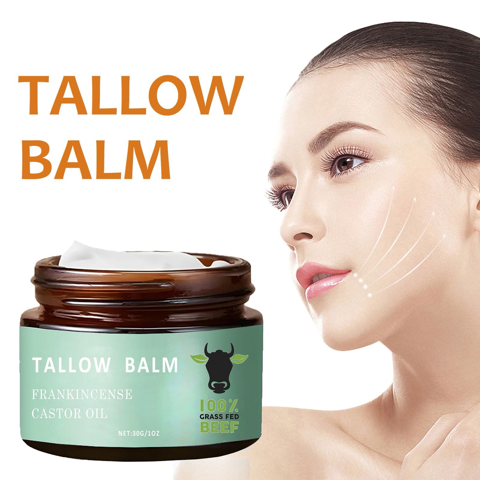 Organic Grass-Fed Beef Tallow Balm