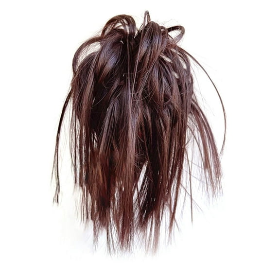 FSTDelivery Ponytail For Hair Extension, 2023 New Hair Part With Elastic Large Duvet Hair Part, Bridal Hairstyles Wavy Messy Bun Hair Parts, Human Hair Wigs for Black White and Elderly Women