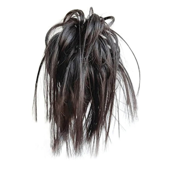 FSTDelivery Ponytail For Hair Extension, 2023 New Hair Part With Elastic Large Duvet Hair Part, Bridal Hairstyles Wavy Messy Bun Hair Parts, Human Hair Wigs for Black White and Elderly Women