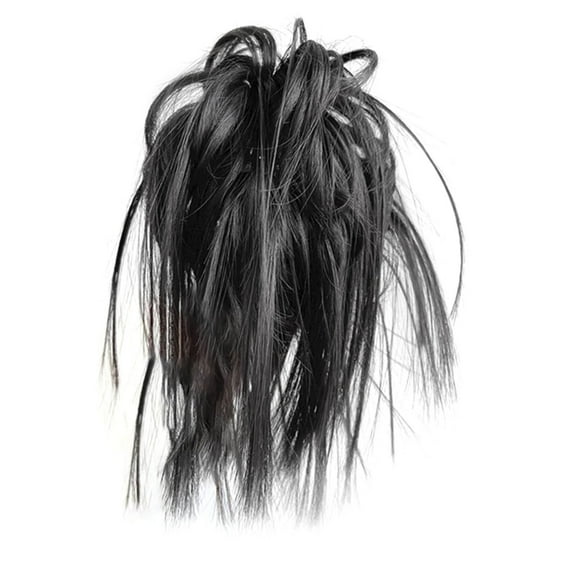 FSTDelivery Ponytail For Hair Extension, 2023 New Hair Part With Elastic Large Duvet Hair Part, Bridal Hairstyles Wavy Messy Bun Hair Parts, Human Hair Wigs for Black White and Elderly Women
