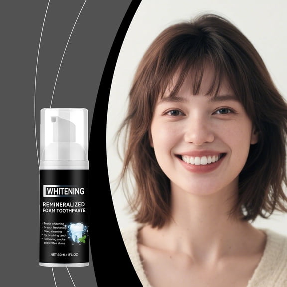 FSTDelivery Portable Oral Brightening Cleaning Liquid, Long-Lasting Breath Freshness Reduces Stains Enhances Bright Smile Appearance Gentle Effective Care for Enamel, 30ml