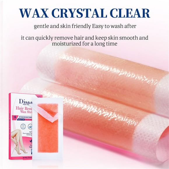 FSTDelivery Wax Strips Hair Removal for Women, Waxing Kit with 30 Pieces Body Waxing Paper for Face, Bikini, Legs, Lip, Eyebrow, Brazilian Wax Kit, Hypoallergenic All Skin Types, Travel Essentials