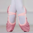 thumbnail image 1 of FSYBOA Girl Dance Shoes, Solid Color Non Slip Soft Sole Elastic Straps Ballet Shoes for Girls Pink Size 4.5T, 1 of 6