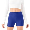 thumbnail image 1 of FSYBOA Girls Bike Shorts, Biker Stretched Above Knee Elastic Wasit Kids Shorts Dark Blue Size 5-6T, 1 of 5