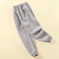 thumbnail image 1 of FSYBOA Girls Cotton Leggings, Elastic Waist Warm Stretch Casual Fall Bottoms Gray Size 2-3T, 1 of 6