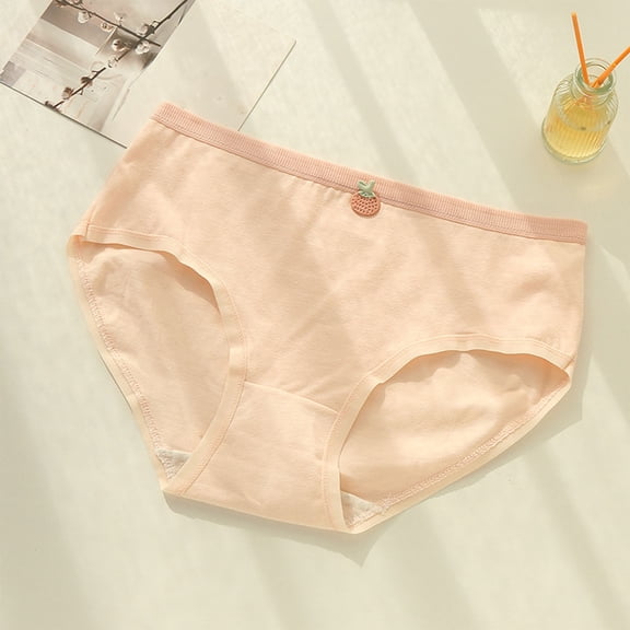 FSYBOA Girls Cotton Underwear, Comfort Comfort Stretch Casual Kids Briefs Pink Size 12-14T