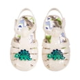 thumbnail image 1 of FSYBOA Girls Jelly Sandals, Holiday Closed Toe Waterproof Adjustable Strap Girls Beach Shoes White Size 2(Big Kids), 1 of 6