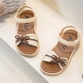 thumbnail image 1 of FSYBOA Girls Sandals, Casual Sport Open Toe Non-Slip Kids Summer Shoes Brown Size 13(Little Kids), 1 of 6