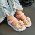 thumbnail image 1 of FSYBOA Girls Sandals, Outdoors Casual Open Toe Non-Slip Summer Shoes Pink Size 9.5(Little Kids), 1 of 6