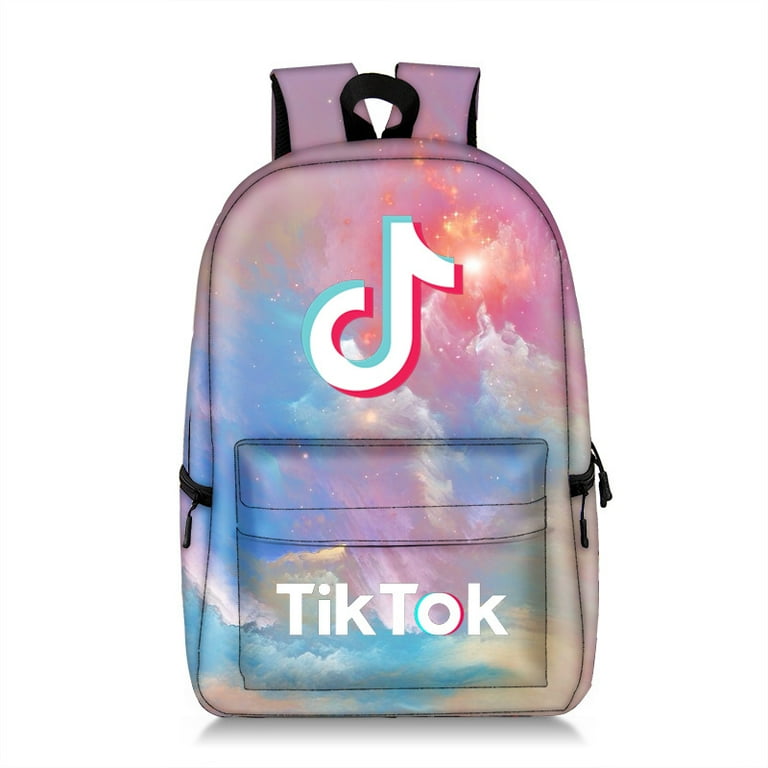 FSYZX 18 INCH Tik Tok Full Print Backpack School Bags for Girls Boys Primary Middle School Students School Backpack Unisex Walmart