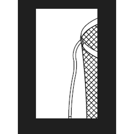 FT-6401 Trampoline Enclosure Wavy Upper Frame Tube for the 14' Sportspower-OEM Equipment