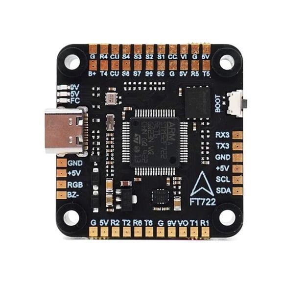 FT-F722X8 PRO Flight Controller Onboard ICM42688 Gyroscope Dual BEC 30.5x30.5mm for RC FPV Drone