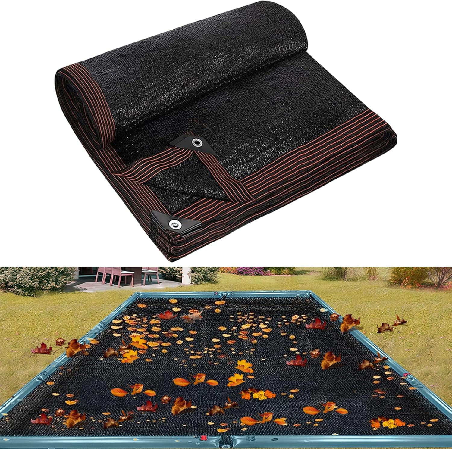 FT Pool Leaf Net Cover Leaf Netting for Inground and Above Ground