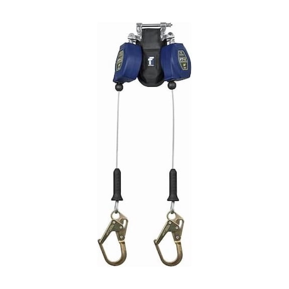 FT-X Self Retracting Lifeline, 8 ft. Length, Quick-Connect, Aluminum, 2 Leg(s)