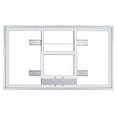 thumbnail image 1 of FT222H Steel-Acrylic 42 x 72 in. Framed Acrylic Backboard, Orange, 1 of 1