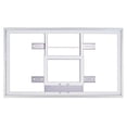 thumbnail image 1 of FT222H Steel-Acrylic 42 x 72 in. Framed Acrylic Backboard, Purple, 1 of 1