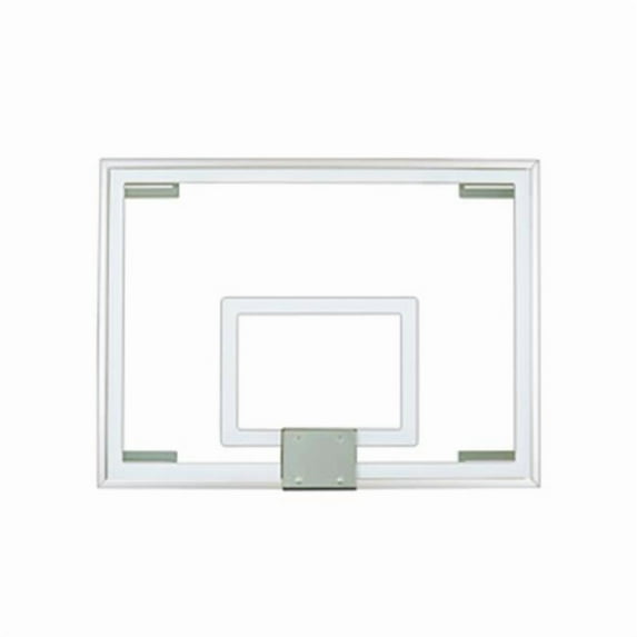 FT231 Tempered Glass 40 X 54 in. Glass Backboard, Black