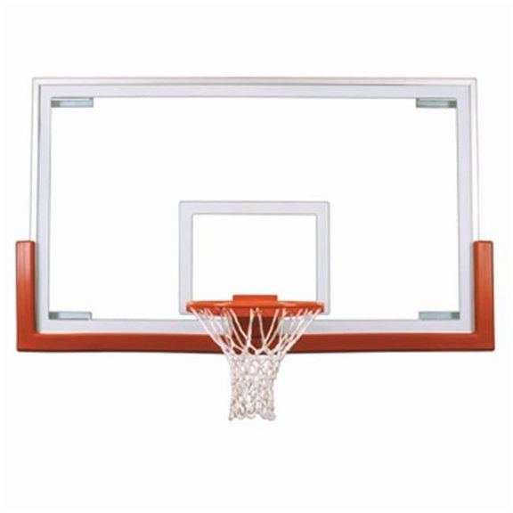 FT234 Tempered Glass 42 X 72 in. Official Glass Backboard, Desert Gold