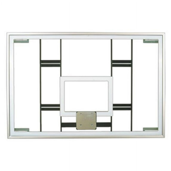 FT241 Tempered Glass 48 X 72 in. Conversion Glass Backboard, Forest Green