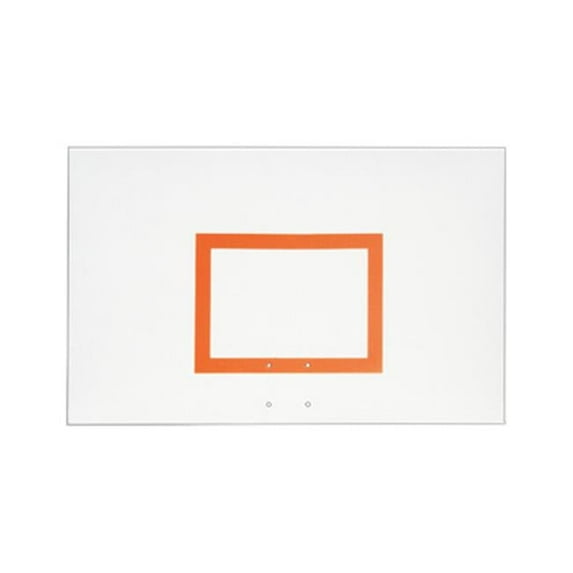 FT257 Aluminum 36 x 60 in. Rectangular Aluminum Backboard, Forest Green