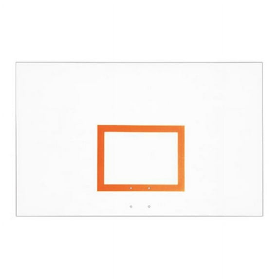 FT265 Steel 42 x 72 in. Rectangular Steel Backboard, Forest Green