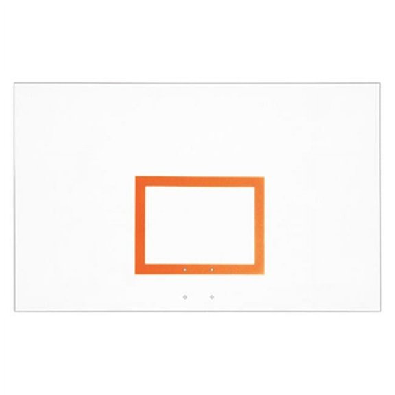 FT265B Steel 42 x 72 in. Rectangular Steel Backboard with Brackets, Kelly Green