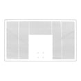 thumbnail image 1 of FT267 Aluminum 42 x 72 in. Perforated Aluminum Backboard, Desert Gold, 1 of 1
