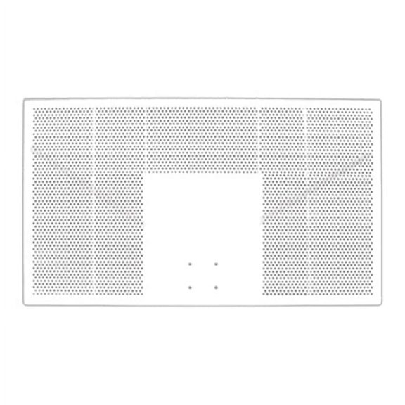 FT267 Aluminum 42 x 72 in. Perforated Aluminum Backboard, Sienna Orange