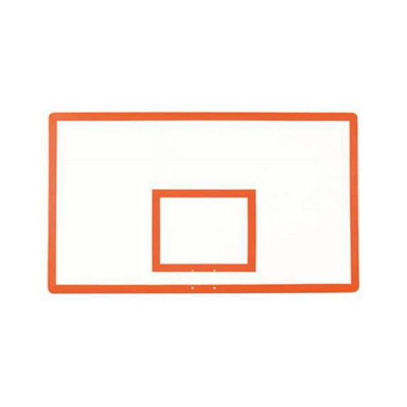 FT280 Fiberglass 42 x 72 in. Rectangular Fiberglass Backboard, Desert Gold