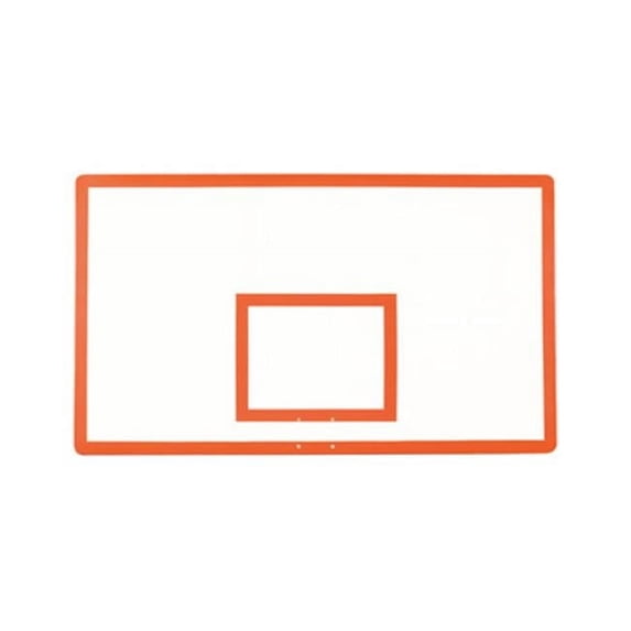 FT280 Fiberglass 42 x 72 in. Rectangular Fiberglass Backboard, Forest Green