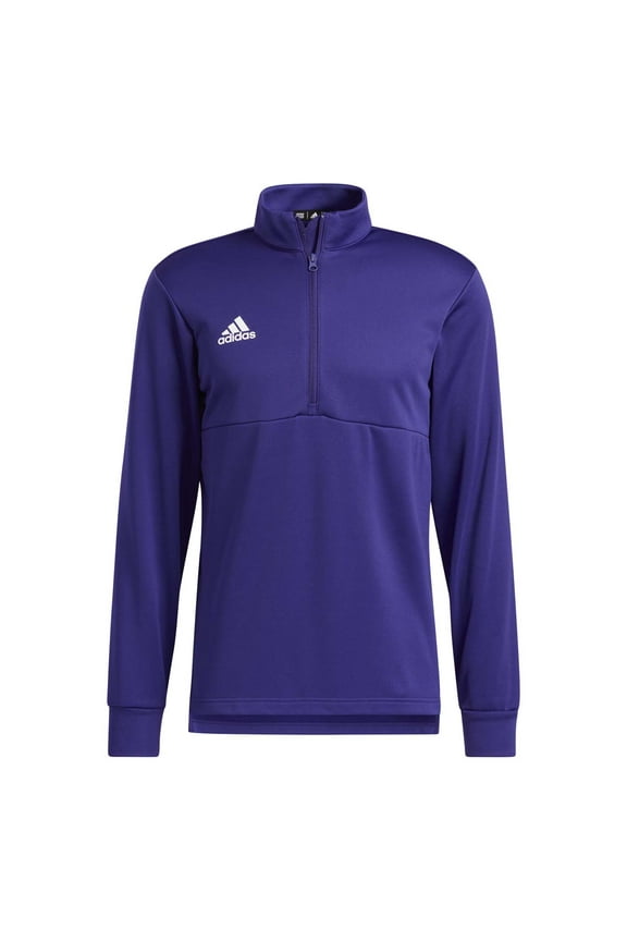 FT3322 Adidas Men's Team Issue 1/4 Zip Pullover Team College Purple/White S