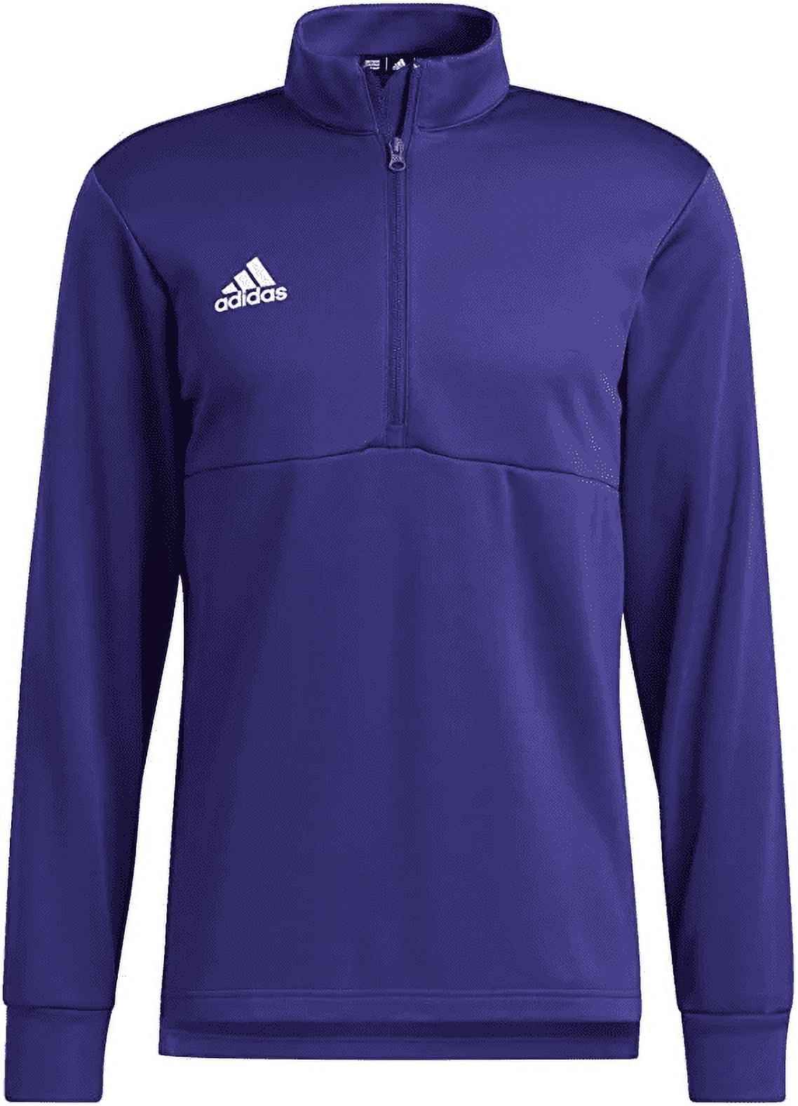 FT3322 Adidas Team Issue 1/4 Zip Pullover Team College Purple/White 2XL
