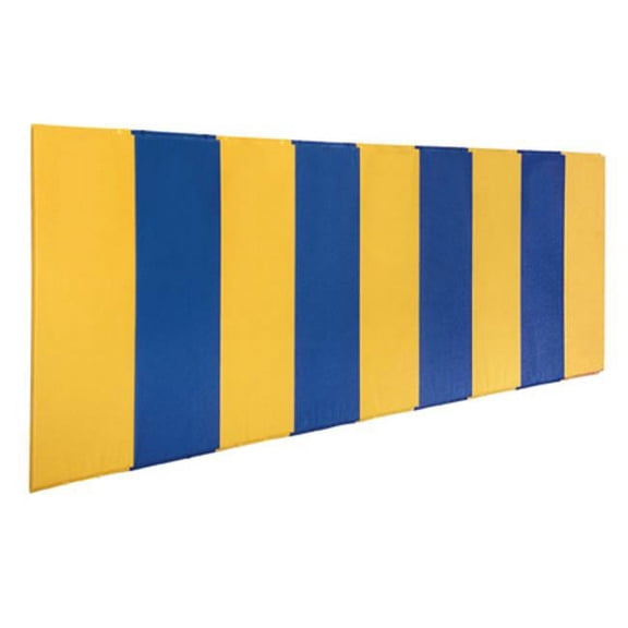 FT458-WB Foam-Vinyl-OSB 2 X 8 ft. BodyGuard Wall Pad with Wood Backing, Gold