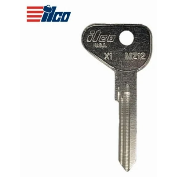 FT6R / X1 / MZ12 Mechanical Key Blank for Fiat Jaguar Triumph Datsun, and more