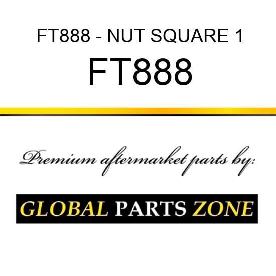 FT888 - NUT SQUARE 1/2 fits Caterpillar (CAT)