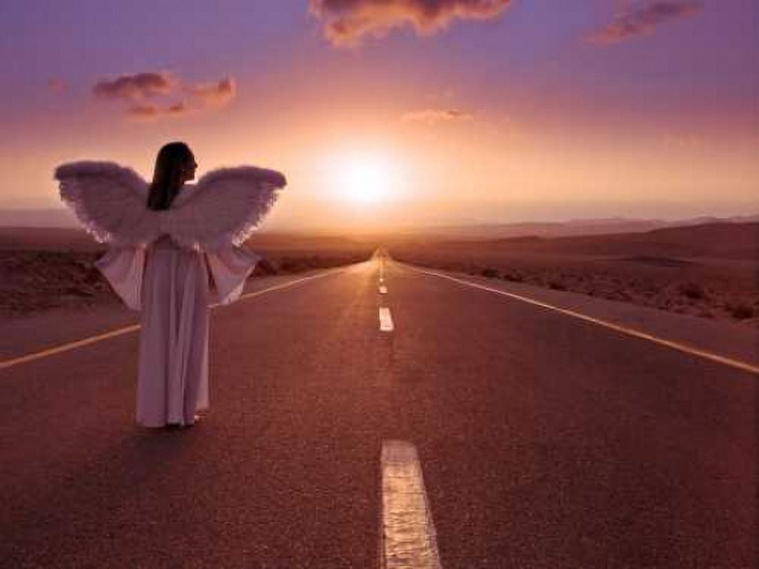FTBR 1702 Road Angel Canvas Art - Assaf Frank (22 x 28)