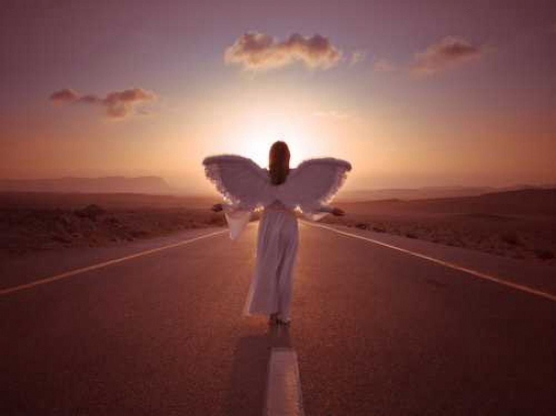 FTBR 1703 Road Angel Canvas Art - Assaf Frank (22 x 28)