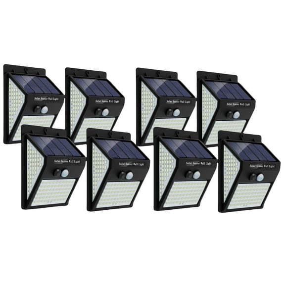 FTC Solar Motion Sensor Outdoor Lights, 8 Pack